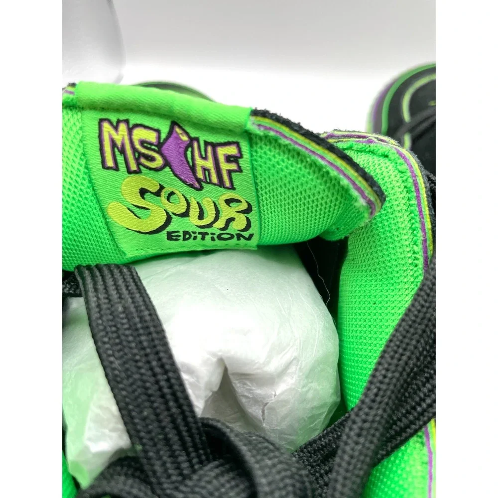 MSCHF Gobstomper Sour Edition Men Size EU 40 Black Green Lace Up Shoes NWOB